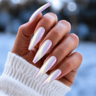 BEMI Chrome Unicorn nails in a color photo.