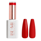 BEMI Creami Adrenaline R01 bright classic red gel polish bottle.