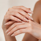 BEMI Creami Biscotti N02 nails in a color photo.