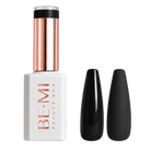 BEMI Creami Blackout B01 true black gel polish bottle.