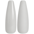 Glossy and matte pale stone greige nail swatches for BEMI Creami Cashmere F03.