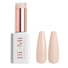 BEMI Creami Chiffon N10 pale pink greige gel polish bottle.