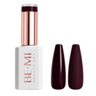 BEMI Creami Forbidden R06 blackened cherry wine gel polish bottle.