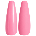 Glossy and matte candy pink nail swatches for BEMI Creami Gossip O23.