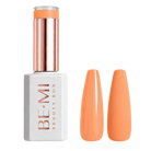BEMI Creami Habanero O06 bright orange gel polish bottle.