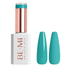 BEMI Creami Lagoon O18 soft turquoise gel polish bottle.