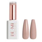 BEMI Creami Muse N11 muted blush nude gel polish bottle.