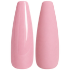 Glossy and matte sheer nude pink nail swatches for BEMI Creami No Filter CR101.