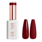 BEMI Creami Rouge R03 deep cherry crimson gel polish bottle.