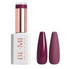 BEMI Creami Sangria F09 deep berry plum gel polish bottle.