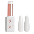 BEMI Creami Spotlight W01 clean opaque white gel polish bottle.