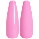 Glossy and matte candy rose pink nail swatches for BEMI Creami Swoon O03.