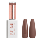 BEMI Beauty Box Creami Truffle F06 15ml gel polish bottle and color swatches