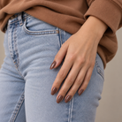 BEMI Creami Truffle F06 nails in a Wear it photo.