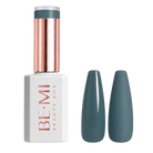 BEMI Beauty Box Creami Undertow F02 15ml gel polish bottle and color swatches