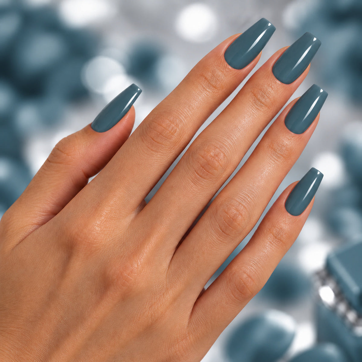 BEMI Creami Undertow F02 nails in a color photo.