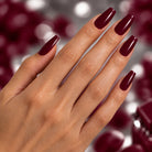 BEMI Creami Vamp R05 nails in a color photo.