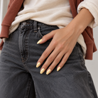 BEMI Creami Whip Happens SS02 nails in a Wear it photo.
