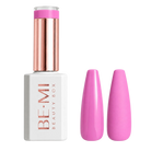 BEMI Creami Wisk Taker SS04 bright orchid pink gel polish bottle.