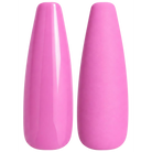 Glossy and matte bright orchid pink nail swatches for BEMI Creami Wisk Taker SS04.