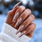 BEMI Metal Leaf Nova nails in a color photo.