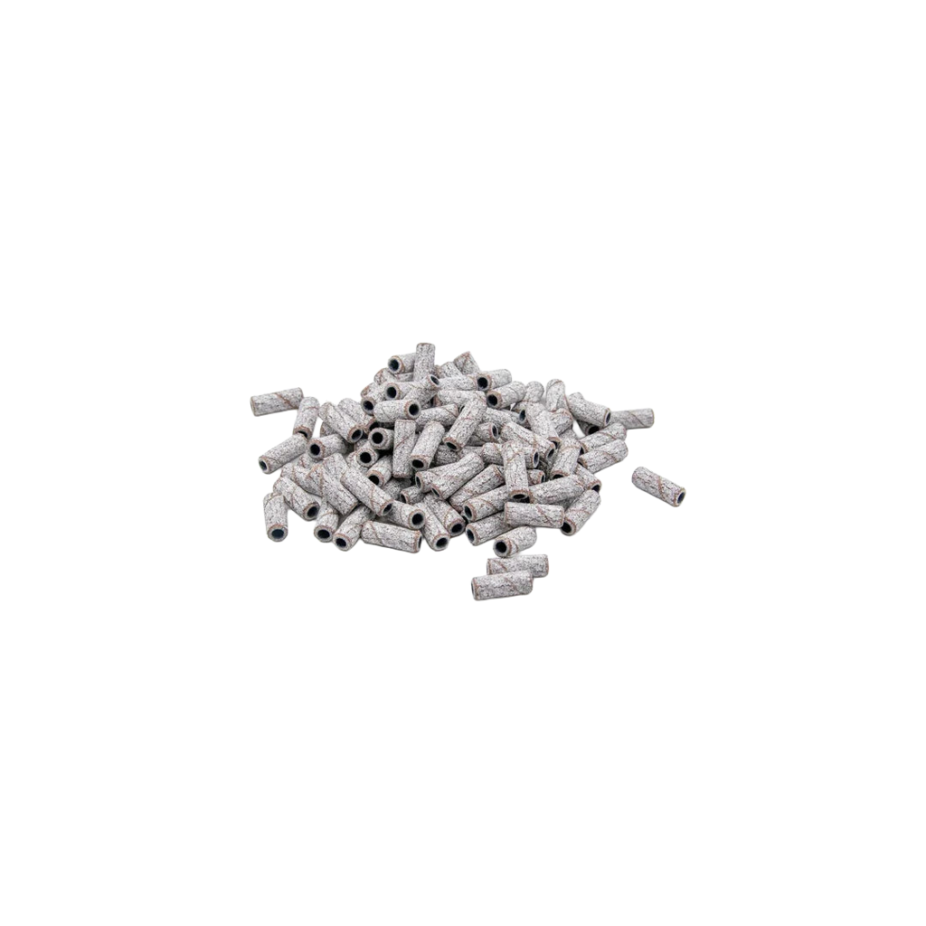 U Tools Arbor Bands Mini White Medium 100 PK nail drill sanding bands